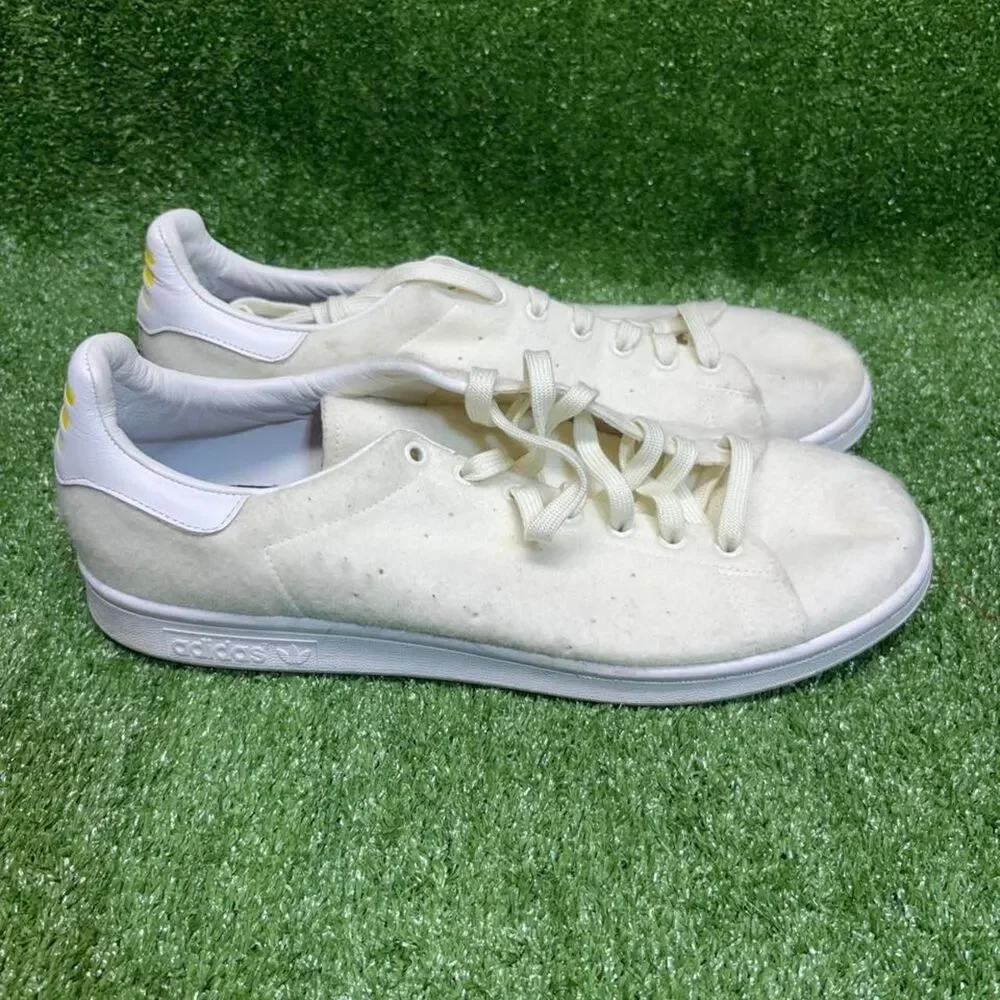 Adidas Men's White and Cream Trainers